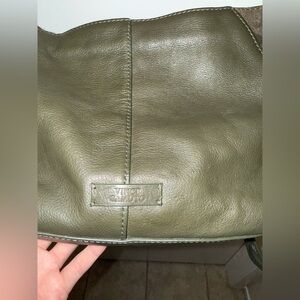 Vince Camuto Army Green Leather Women's Bag